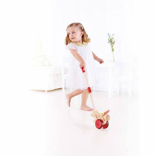 Hape Wooden Push & Pull Butterfly Walking Toy